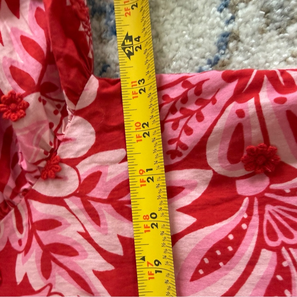 Farm Rio Flora Tapestry Red Top - Size XL - Picture 8 of 10